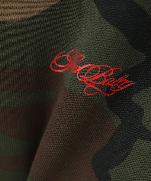 SupBaby by SUPPLIER（サプベイビーバイサプライヤー）の「SupBaby by SUPPLIER Cross Zip Hoodie - Regular（パーカー・レディース・ピンク/カーキ・FREE）」の9枚目の写真