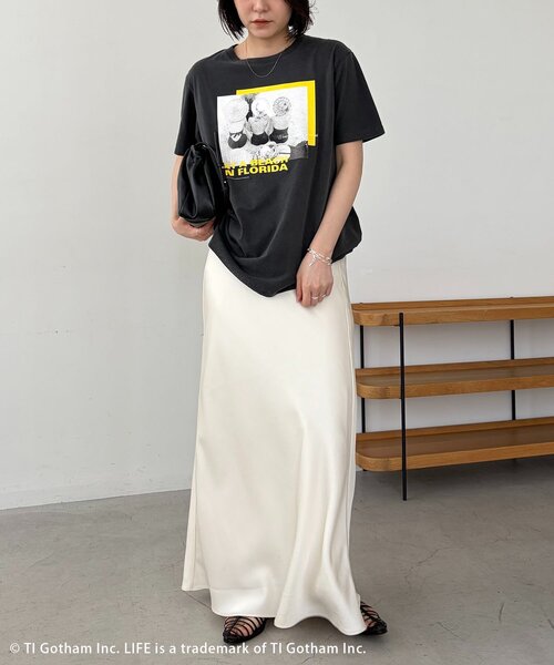 CAPRICIEUX LE'MAGE(カプリシューレマージュ)の「〈GOOD ROCK SPEED〉FLORIDA PHOTO Tシャツ(Tシャツ/カットソー・レディース・ブラック・FREE)」の9枚目の写真