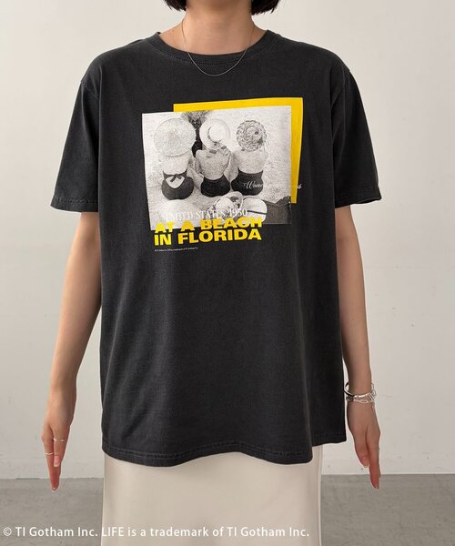 CAPRICIEUX LE'MAGE(カプリシューレマージュ)の「〈GOOD ROCK SPEED〉FLORIDA PHOTO Tシャツ(Tシャツ/カットソー・レディース・ブラック・FREE)」の10枚目の写真