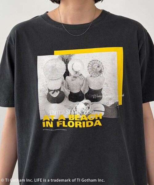 CAPRICIEUX LE'MAGE(カプリシューレマージュ)の「〈GOOD ROCK SPEED〉FLORIDA PHOTO Tシャツ(Tシャツ/カットソー・レディース・ブラック・FREE)」の13枚目の写真