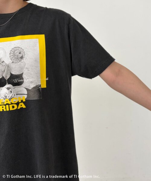 CAPRICIEUX LE'MAGE(カプリシューレマージュ)の「〈GOOD ROCK SPEED〉FLORIDA PHOTO Tシャツ(Tシャツ/カットソー・レディース・ブラック・FREE)」の14枚目の写真