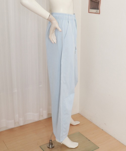 Miniministore（ミニミニストア）の「ハート刺しゅう ワイドパンツ 春夏秋（スラックス・レディース・ネイビー/アイボリー/ブラック/ライトブルー・M/L）」の21枚目の写真