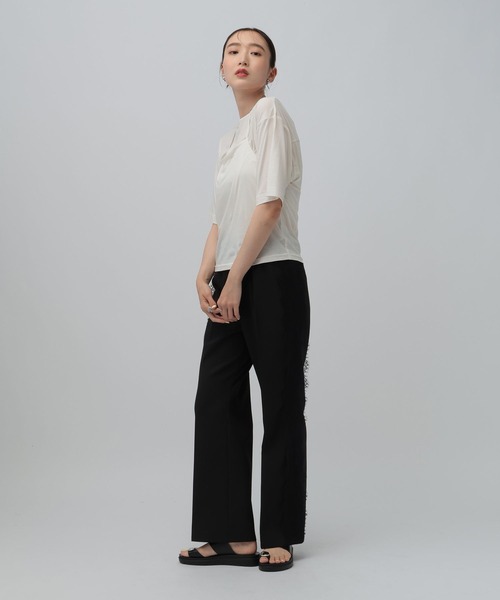 LEPSIM(レプシィム)の「ホルターネック《2点セット》 816764(Tシャツ/カットソー・レディース・ネイビー/ボルドー/オフホワイト・FREE)」の9枚目の写真