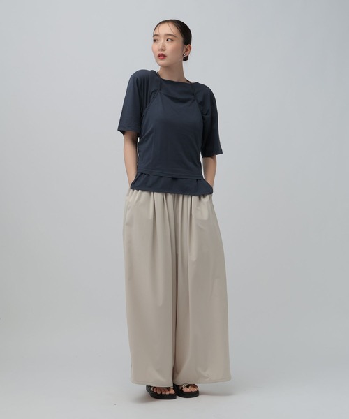 LEPSIM(レプシィム)の「ホルターネック《2点セット》 816764(Tシャツ/カットソー・レディース・ネイビー/ボルドー/オフホワイト・FREE)」の22枚目の写真