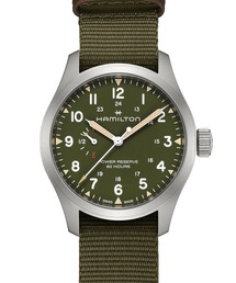 HAMILTON [ハミルトン] 腕時計 Khaki Field （カーキ フィールド） Power Reserve メカニカル 機械式 40MM グリーン×グリーン