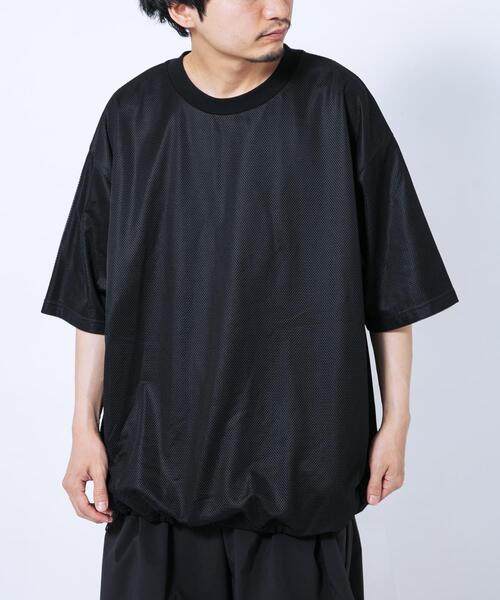 EKAL(エカル)の「『UR TECH ひやサラクール』メッシュレイヤードTシャツ(Tシャツ/カットソー・メンズ・ホワイト/ブラック・MEDIUM/LARGE)」の17枚目の写真
