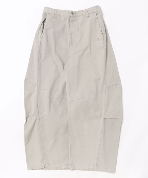 CONVERSE TOKYO(コンバーストウキョウ)の「VINTAGE-LIKE BARREL LEG PANTS(その他パンツ・レディース・ベージュ/ブラック・SMALL)」の1枚目の写真