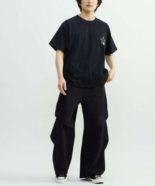 CONVERSE TOKYO(コンバーストウキョウ)の「VINTAGE-LIKE BARREL LEG PANTS(その他パンツ・レディース・ベージュ/ブラック・SMALL/MEDIUM)」の10枚目の写真