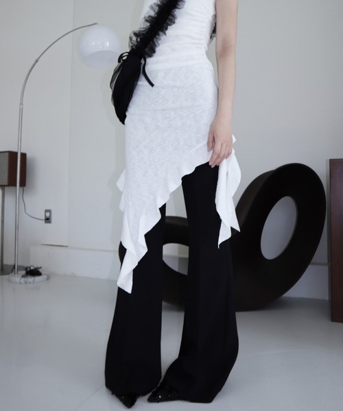 CladdA(クラタ)の「MAXI OVER SLACKS, BLACK(スラックス・レディース・ブラック・MEDIUM)」の4枚目の写真