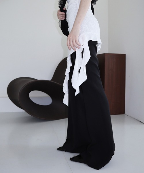 CladdA(クラタ)の「MAXI OVER SLACKS, BLACK(スラックス・レディース・ブラック・MEDIUM)」の5枚目の写真