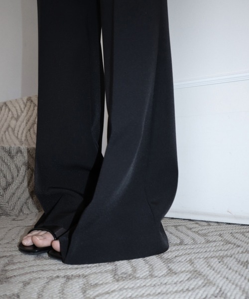CladdA(クラタ)の「MAXI OVER SLACKS, BLACK(スラックス・レディース・ブラック・MEDIUM)」の9枚目の写真