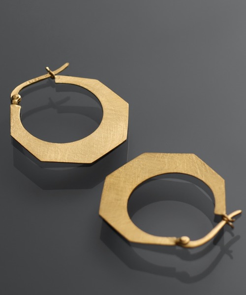 YArKA（ヤーカ）の「【YArKA/ヤーカ】twin dancing loops earring(pierce) [ftdtf16] / 表面加工ピアス（ピアス（両耳用）・レディース・シルバー/ゴールド・FREE）」の10枚目の写真