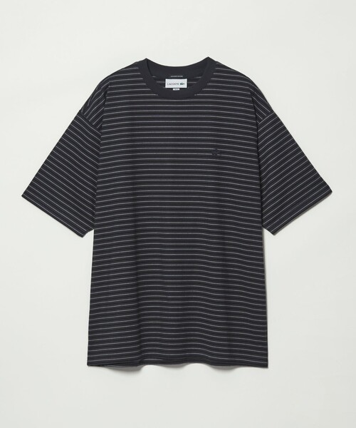 LACOSTE(ラコステ)の「<LACOSTE for BEAUTY&YOUTH> ボーダー Tシャツ(Tシャツ/カットソー・メンズ・ライトブルー/オフホワイト/ダークグレー・L/M/S/XL)」の3枚目の写真