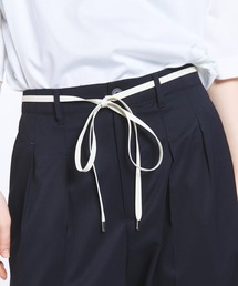 MAISON SPECIAL | 《UNISEX》Shoe-Lace Leather Long Belt/シューレースレザーロングベルト【MAISON SPECIAL/メゾンスペシャル】(ベルト)