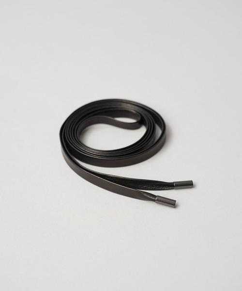 MAISON SPECIAL(メゾンスペシャル)の「《UNISEX》Shoe-Lace Leather Long Belt/シューレースレザーロングベルト【MAISON SPECIAL/メゾンスペシャル】(ベルト・メンズ・ブラック/ホワイト・FREE)」の3枚目の写真