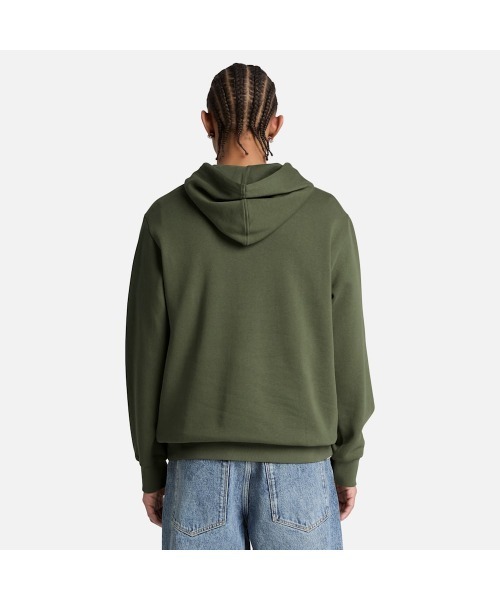 Timberland（ティンバーランド）の「ツリーロゴ パッチ ループバック フーディー メンズ（パーカー・メンズ・ダークグリーン・LARGE/MEDIUM/X-LARGE/XX-LARGE）」の4枚目の写真