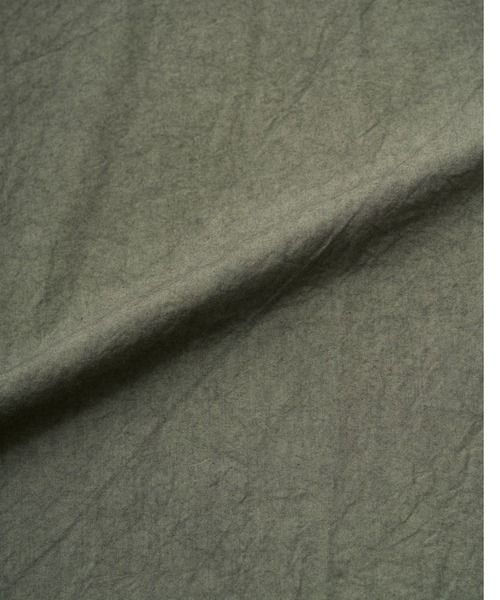 和ROBE（ワローブ）の「2026夏　WAROBE / DABO SHIRT（シャツ/ブラウス・メンズ・オリーブ系/ブラック・FREE）」の4枚目の写真