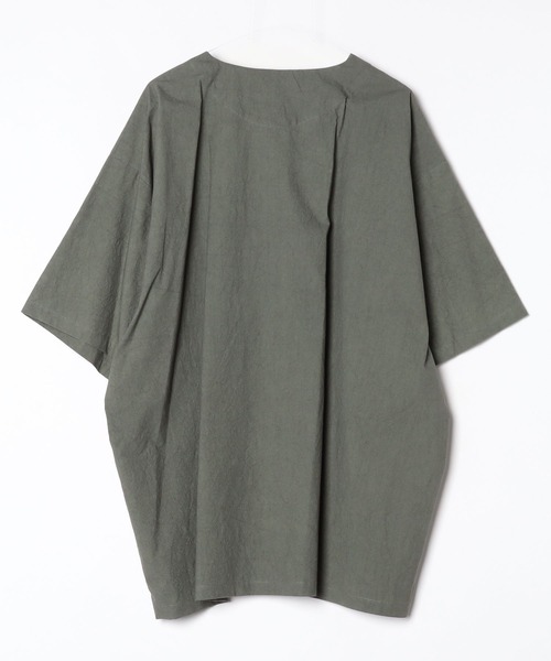 和ROBE（ワローブ）の「2026夏　WAROBE / DABO SHIRT（シャツ/ブラウス・メンズ・オリーブ系/ブラック・FREE）」の7枚目の写真