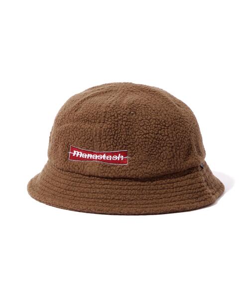 MANASTASH(マナスタッシュ)の「MANASTASH/マナスタッシュ/MANASTASH POLARTEC HAT(ハット・メンズ・オリーブ系/ブラック/ブラウン・F)」の2枚目の写真