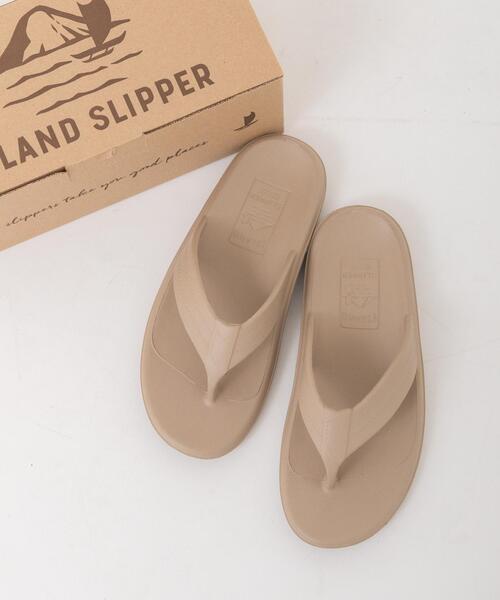 ISLAND SLIPPER(アイランドスリッパ)の「ISLAND SLIPPER 202EVA(サンダル・レディース・シルバー/ブラック/ベージュ・7/6/5)」の1枚目の写真