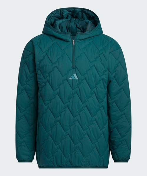 adidas(アディダス)の「クォータージップ中わた入りプルオーバー長袖 / ハーフジップ 【adidas Golf/アディダスゴルフ】(ダウンジャケット/コート・メンズ・グリーン・XX-LARGE/3XL/LARGE/MEDIUM/X-LARGE/SMALL)」の6枚目の写真