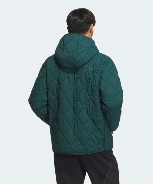 adidas(アディダス)の「クォータージップ中わた入りプルオーバー長袖 / ハーフジップ 【adidas Golf/アディダスゴルフ】(ダウンジャケット/コート・メンズ・グリーン・XX-LARGE/3XL/LARGE/MEDIUM/X-LARGE/SMALL)」の2枚目の写真