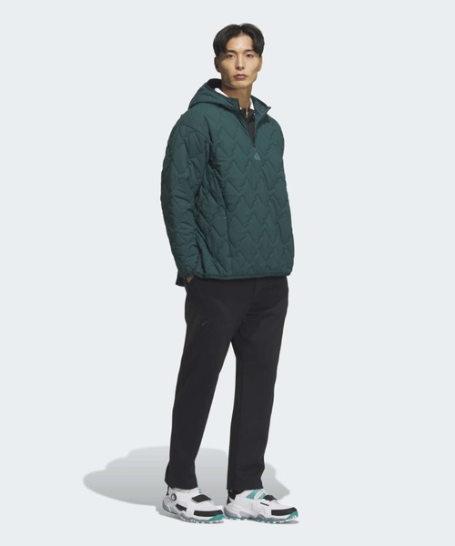 adidas(アディダス)の「クォータージップ中わた入りプルオーバー長袖 / ハーフジップ 【adidas Golf/アディダスゴルフ】(ダウンジャケット/コート・メンズ・グリーン・XX-LARGE/3XL/LARGE/MEDIUM/X-LARGE/SMALL)」の3枚目の写真