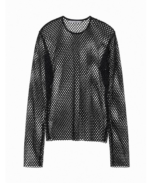 JOHN LAWRENCE SULLIVAN（ジョンローレンスサリバン）の「MESH PULLOVER（Tシャツ/カットソー・メンズ・シルバー/ブラック・SMALL/MEDIUM）」の2枚目の写真