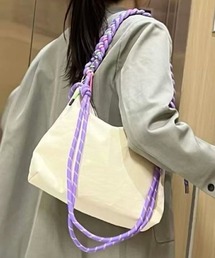 カラフルロープがアクセント!軽やかに持てるトレンドライクなショルダーバッグ