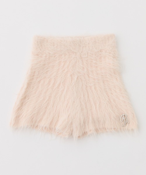 one after another NICE CLAUP(ワンアフターアナザーナイスクラップ)の「【Premium order/セットアップ可能/ニット別売り】ふわモテニットショートパンツ(その他パンツ・レディース・ブラック/ブラウン/アイボリー/ピンク・FREE)」の12枚目の写真