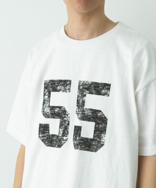 Russell Athletic(ラッセルアスレティック)の「『別注』Russell Athletic×Sonny Label ナンバリングショートスリーブTシャツ(Tシャツ/カットソー・メンズ・ブルー/ホワイト系その他/オフホワイト・MEDIUM/LARGE)」の5枚目の写真