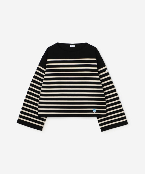 ORCIVAL(オーシバル)の「ORCIVAL | ラッセル ボートネック ワイドセーラーTシャツ WOMEN(Tシャツ/カットソー・レディース・ブラック系その他/ベージュ系その他/ブラウン系その他・1)」の21枚目の写真