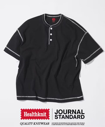Healthknit / ヘルスニット 別注 ヘンリーネックTシャツ