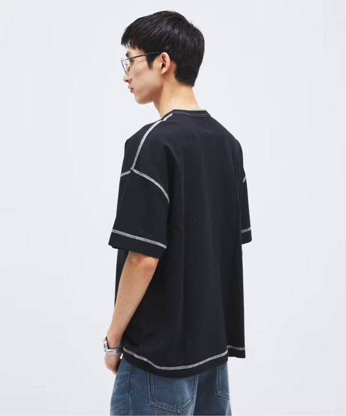 Healthknit（ヘルスニット）の「Healthknit / ヘルスニット 別注 ヘンリーネックTシャツ（Tシャツ/カットソー・メンズ・ネイビー/ホワイト/ブラック/ホワイト×ホワイト・MEDIUM/LARGE）」の13枚目の写真