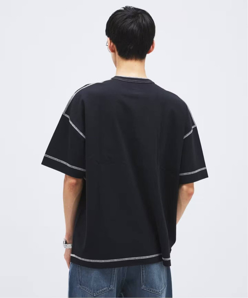 Healthknit（ヘルスニット）の「Healthknit / ヘルスニット 別注 ヘンリーネックTシャツ（Tシャツ/カットソー・メンズ・ネイビー/ホワイト/ブラック/ホワイト×ホワイト・MEDIUM/LARGE）」の14枚目の写真