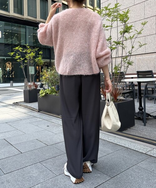 Jena espace merveilleux(ジェナ エスパスメルヴェイユ)の「モヘア混ニット(ニット/セーター・レディース・グレー/ピンク/ベージュ・FREE)」の20枚目の写真