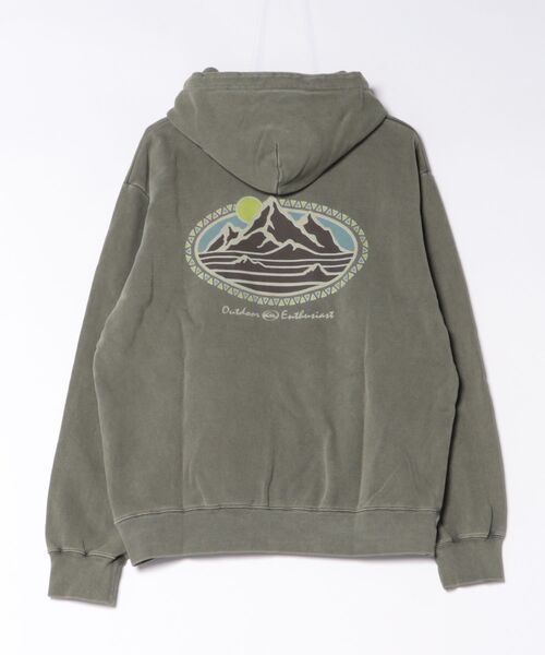 Quiksilver(クイックシルバー)の「QUIKSILVER メンズ MOUNTAIN LOVERS SWEAT PK パーカー 【2026年秋冬モデル】(パーカー・メンズ・ブラック/グリーン/アイボリー・MEDIUM/LARGE/X-LARGE)」の4枚目の写真