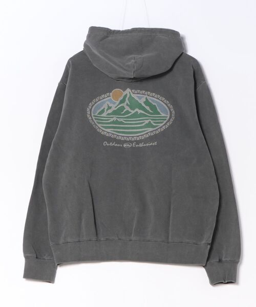 Quiksilver(クイックシルバー)の「QUIKSILVER メンズ MOUNTAIN LOVERS SWEAT PK パーカー 【2026年秋冬モデル】(パーカー・メンズ・ブラック/グリーン/アイボリー・MEDIUM/LARGE/X-LARGE)」の6枚目の写真