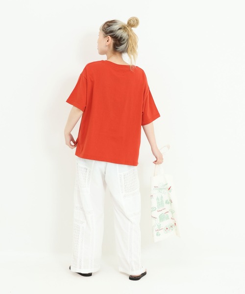 HEART MARKET(ハートマーケット)の「アーチカレッジワイドなプリントT(Tシャツ/カットソー・レディース・イエロー/ナチュラル/レッド/チャコール・MEDIUM/LARGE)」の7枚目の写真
