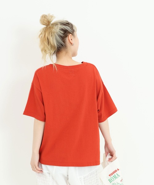 HEART MARKET(ハートマーケット)の「アーチカレッジワイドなプリントT(Tシャツ/カットソー・レディース・イエロー/ナチュラル/レッド/チャコール・MEDIUM/LARGE)」の10枚目の写真