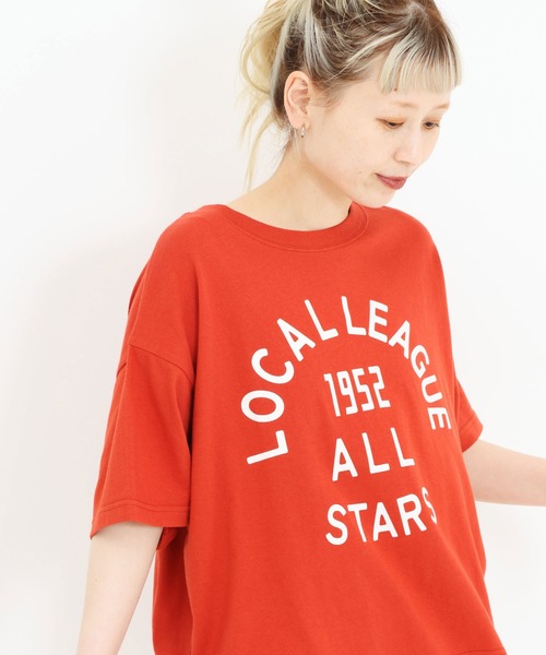 HEART MARKET(ハートマーケット)の「アーチカレッジワイドなプリントT(Tシャツ/カットソー・レディース・イエロー/ナチュラル/レッド/チャコール・MEDIUM/LARGE)」の12枚目の写真