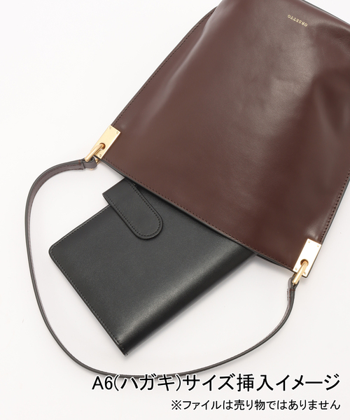 ORSETTO（オルセット）の「ORSETTO / オルセット RACCOLTO ONE HANDLE（ショルダーバッグ・レディース・ブラウン/ブラック・FREE）」の12枚目の写真