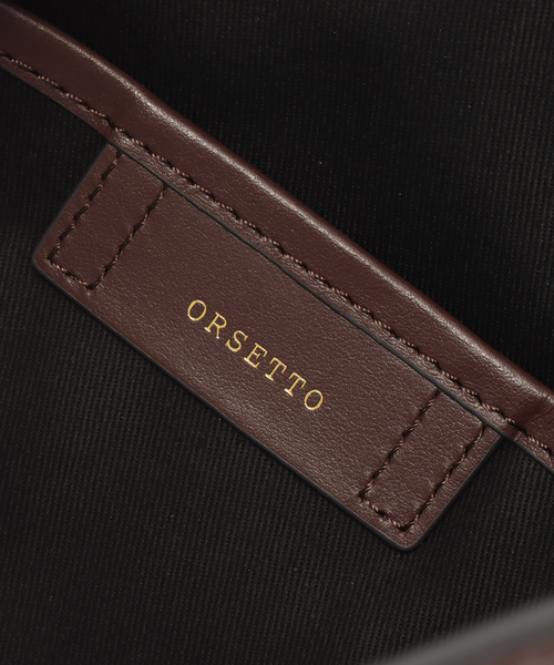 ORSETTO（オルセット）の「ORSETTO / オルセット RACCOLTO ONE HANDLE（ショルダーバッグ・レディース・ブラウン/ブラック・FREE）」の14枚目の写真