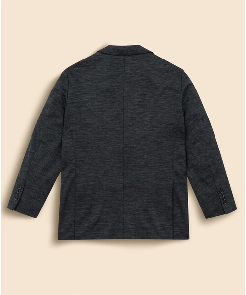 BROOKS BROTHERS(ブルックスブラザーズ)の「ウール/ポリエステル モクロディ ニット バーズアイ シングル2釦ジャケット Classic(テーラードジャケット・メンズ・ネイビー/グレー・LARGE/MEDIUM/SMALL)」の3枚目の写真