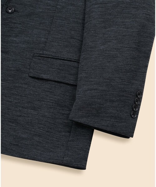 BROOKS BROTHERS(ブルックスブラザーズ)の「ウール/ポリエステル モクロディ ニット バーズアイ シングル2釦ジャケット Classic(テーラードジャケット・メンズ・ネイビー/グレー・LARGE/MEDIUM/SMALL)」の5枚目の写真