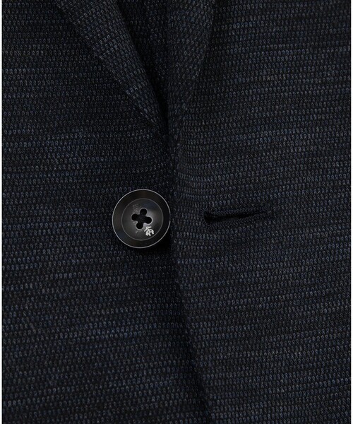 BROOKS BROTHERS(ブルックスブラザーズ)の「ウール/ポリエステル モクロディ ニット バーズアイ シングル2釦ジャケット Classic(テーラードジャケット・メンズ・ネイビー/グレー・LARGE/MEDIUM/SMALL)」の12枚目の写真