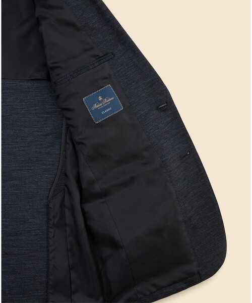 BROOKS BROTHERS(ブルックスブラザーズ)の「ウール/ポリエステル モクロディ ニット バーズアイ シングル2釦ジャケット Classic(テーラードジャケット・メンズ・ネイビー/グレー・LARGE/MEDIUM/SMALL)」の13枚目の写真