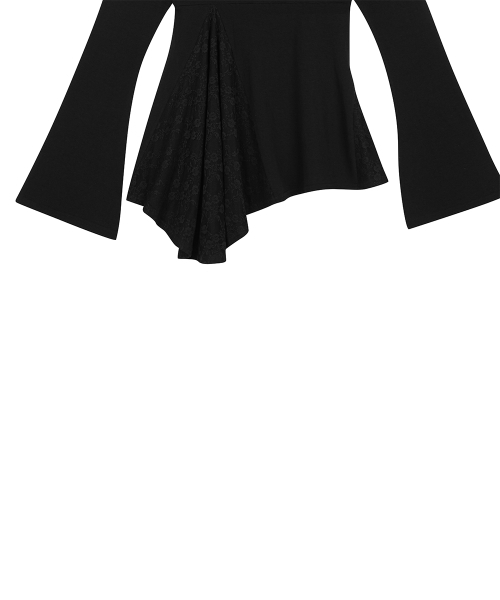 LUVISTRUE(ラヴイズトゥルー)の「RL LAYERED LACE TEE(BLACK)(Tシャツ/カットソー・レディース・その他・FREE)」の5枚目の写真