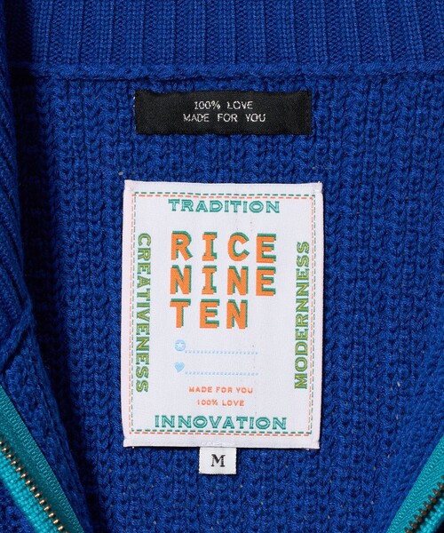 RICE NINE TEN(ライスナインテン)の「<RICE NINE TEN>マウンテン ニッティング プルオーバー(ニット/セーター・メンズ・ロイヤルブルー/レッド・L/M)」の12枚目の写真