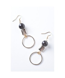 tone | 【Astyle】black×goldステンレスピアス(MA)(ピアス(両耳用))